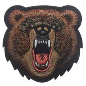 Tactical Embroidery Patch Airsoft Morale Patch 1 Tactical Bear Tactical Embroidery Patch Hook & Loop Morale Patch Military Patch for Clothing Accessory Backpack Armband