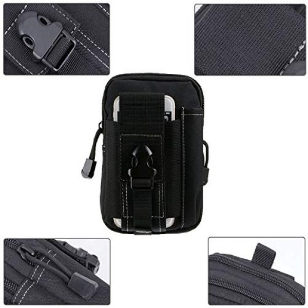 AOCK Tactical Pouch 3 AOCK Multi-Purpose Poly Tool Holder EDC Pouch Camo Bag Military 1000D Nylon Utility Tactical Waist Pack Camping Hiking Pouch