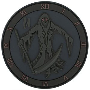 Maxpedition Airsoft Morale Patch 1 Maxpedition Reaper Patch, Stealth, 3 x 3