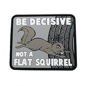 5ive Star Gear Airsoft Morale Patch 1 5ive Star Gear "be Decisive Quote Morale Patch, One Size, Multi-Colored