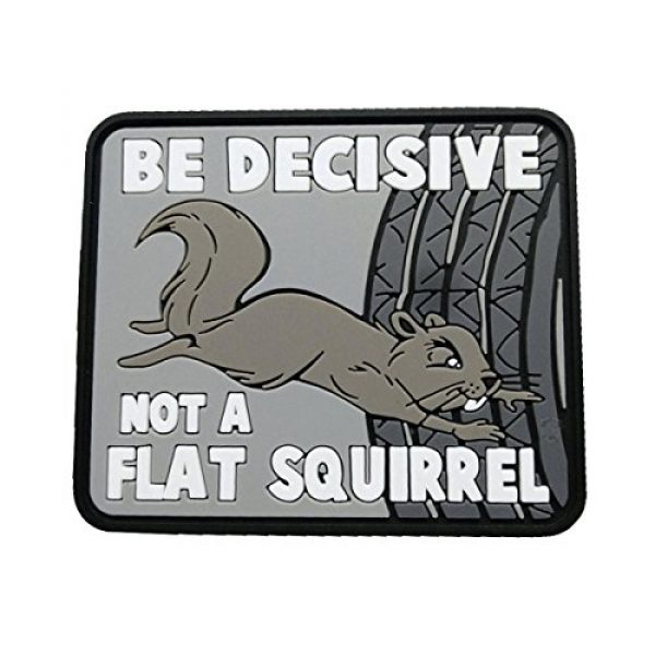 5ive Star Gear Airsoft Morale Patch 1 5ive Star Gear "be Decisive Quote Morale Patch, One Size, Multi-Colored