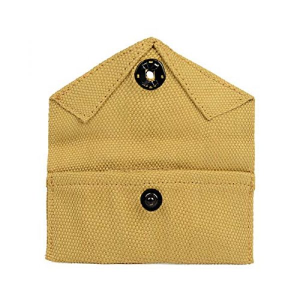 Oleader Tactical Pouch 5 Oleader WW2 U.S. Army M1942 First Aid Pouch with Metal Hook Khaki, Reproduction