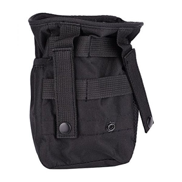 LiangGui Tactical Pouch 2 LiangGui MOLLE Drawstring Magazine Dump Pouch, Military Adjustable Belt Utility Fanny Hip Holster Bag Outdoor Pouch 1 Pcs