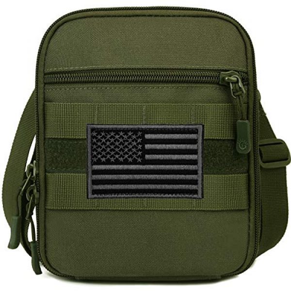 Protector Plus Tactical Pouch 1 Protector Plus Tactical MOLLE Pouch Small Admin Waist Messenger Bag Utility Gadget Gear Medical Pack Tool Pocket EDC Belt Purse (Patch Included)