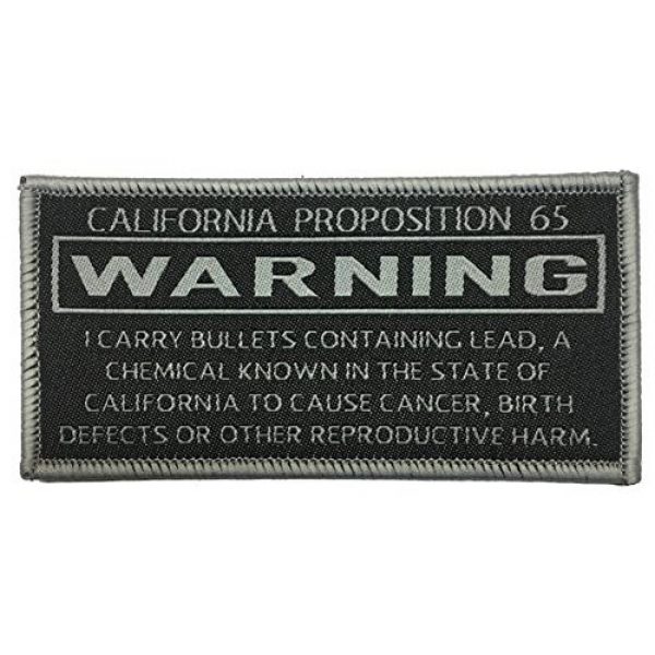 F-Bomb Morale Gear Airsoft Morale Patch 1 California Prop 65 Causes Cancer" Funny Warning for Gun Lovers - Embroidered Morale Patch