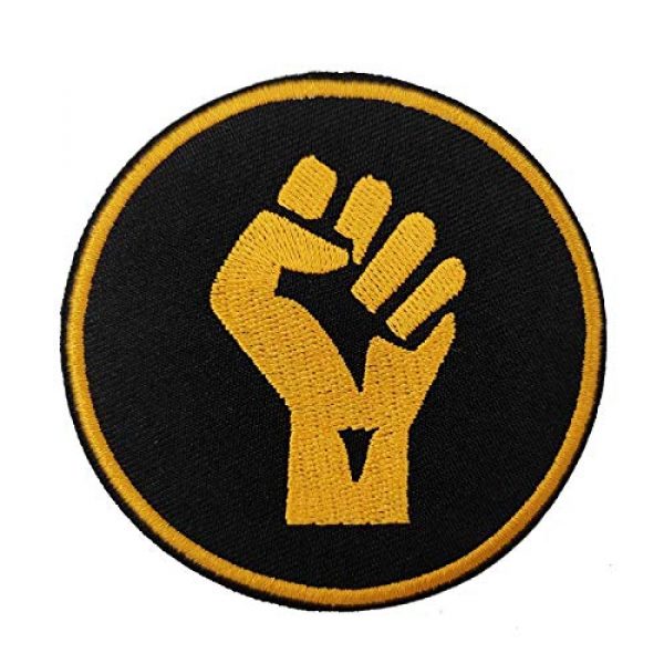 Cute-Patch Airsoft Morale Patch 5 Fist Up Black Lives Matter Iron on Patches Hat Pin BLM