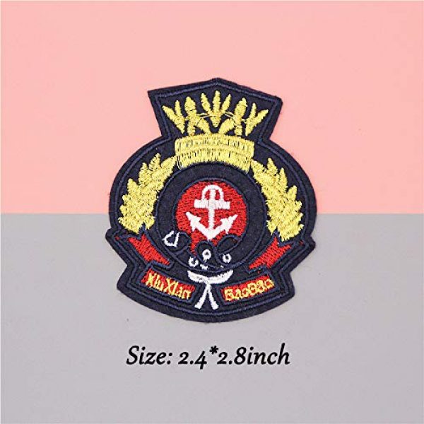 Hary Airsoft Morale Patch 5 33Pcs Tactical Embroidered Patches Gold Color Morale Iron on Patches Military Sew on Patch for Decorating Repairing Jackets Shoes Bags Vests Backpacks Jeans Sleeve Caps Clothes Funny Badge Set