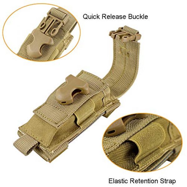 Depring Tactical Pouch 7 Depring Tactical Single Sheath Holster Utility Tool Holder Case Horizontal Vertical Pistol Mag Pouch