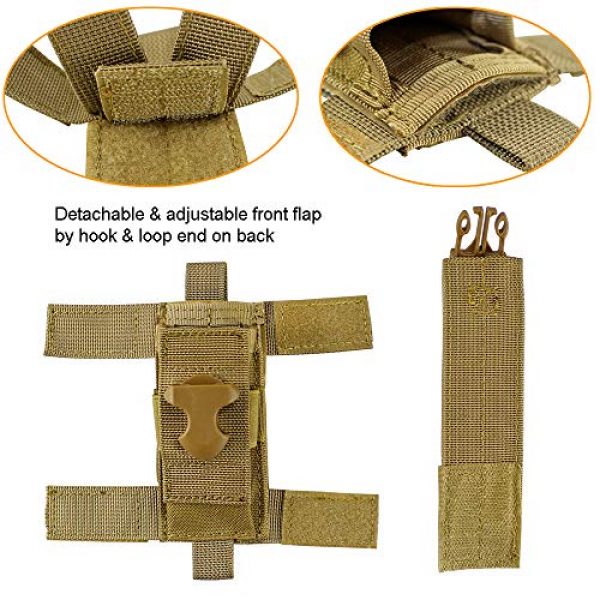 Depring Tactical Pouch 6 Depring Tactical Single Sheath Holster Utility Tool Holder Case Horizontal Vertical Pistol Mag Pouch