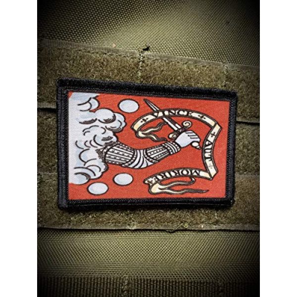 RedheadedTshirts Airsoft Morale Patch 3 Bedford Flag Patch Made in The USA- Patches Perfect for Your Plate Carrier Military Vest, hat, Backpack. Funny Patch by Redheadedtshirts!
