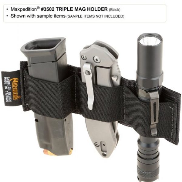Maxpedition Tactical Pouch 6 Maxpedition Triple Mag Holder Blk