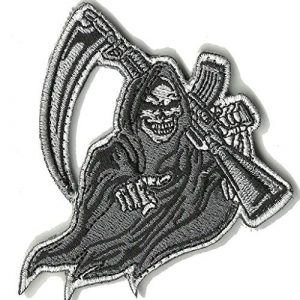 Gadsden and Culpeper Airsoft Morale Patch 1 AR-15 Evil Reaper Tactical Patch