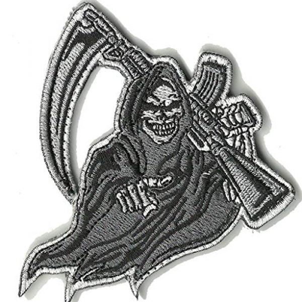 Gadsden and Culpeper Airsoft Morale Patch 1 AR-15 Evil Reaper Tactical Patch