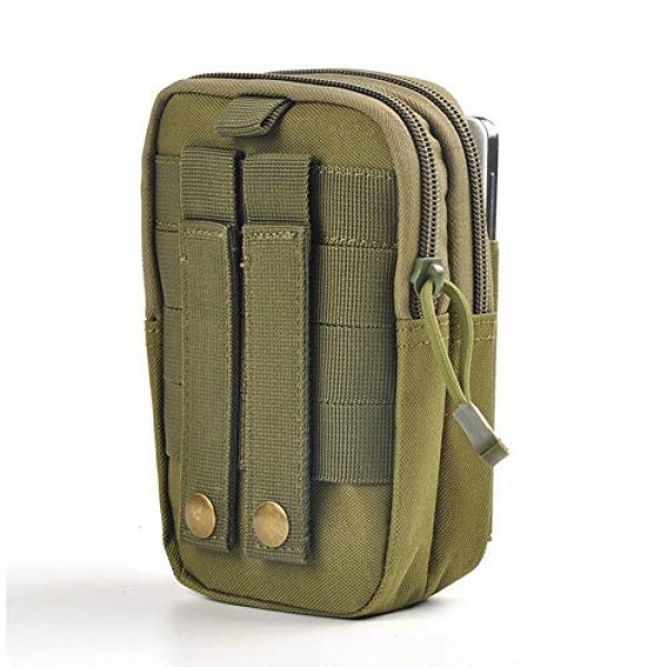 Carole4 Tactical Pouch 3 Waist Case Bag, Sporting D30 Molle Waterproof Outdoor Sport Waist Pack Coin Purse for Mobile Nylon Waist Bag Army Military EDC Small Bag