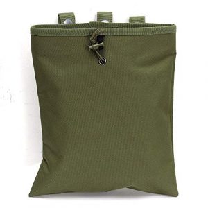 Pvnoocy Tactical Pouch 2 Pvnoocy Recycling Bag, Airsoft Molle Magazine Dump Pouch Tactical Recycling Bag Outdoor Camouflage Tactical Vest Accessory Bag