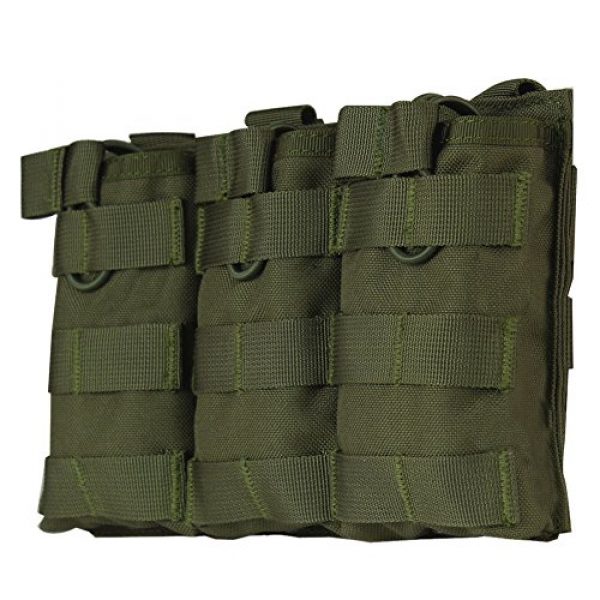 WYNEX Tactical Pouch 1 WYNEX M4 M16 AR-15 Type Magazine Pouch Triple Mag Holder Open-Top Military Airsoft CS Game
