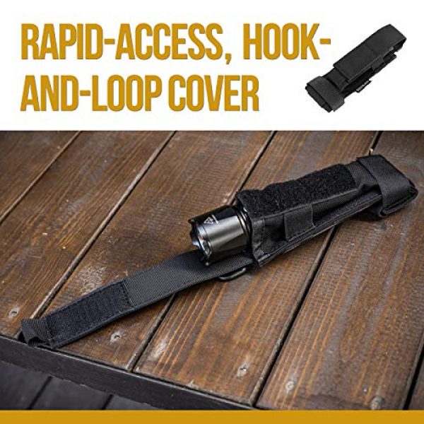 OneTigris Tactical Pouch 3 OneTigris X-Sheath Multiuse Tool Pouch Holster with Adjustable Capacity for Holding Flashlight, Folding Knife, Baton, Hammer