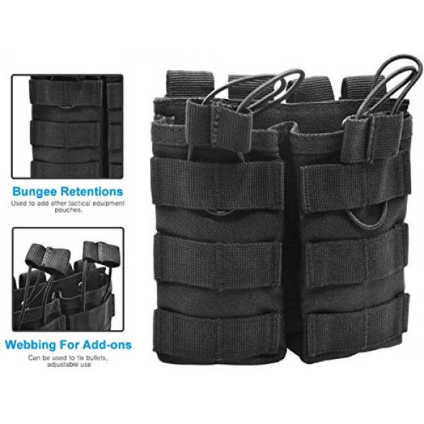 Onepin Tactical Pouch 5 Tactical Triple Double Single M4/M16 Open Top Molle Mag Pouch