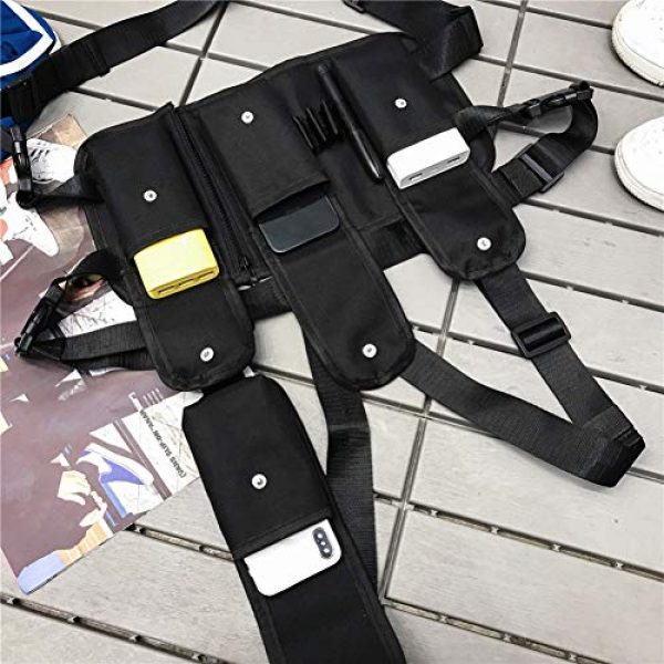 Peyan Tactical Pouch 6 Peyan Men Women Tactical Chest Rig Waist Bag Hip Hop Street Wear Shoulder Bag Harness Chest Front Pack