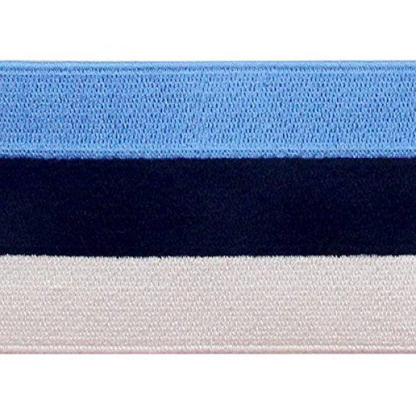 EmbTao Airsoft Morale Patch 2 EmbTao Estonia Flag Patch Embroidered National Morale Applique Iron On Sew On Estonian Emblem