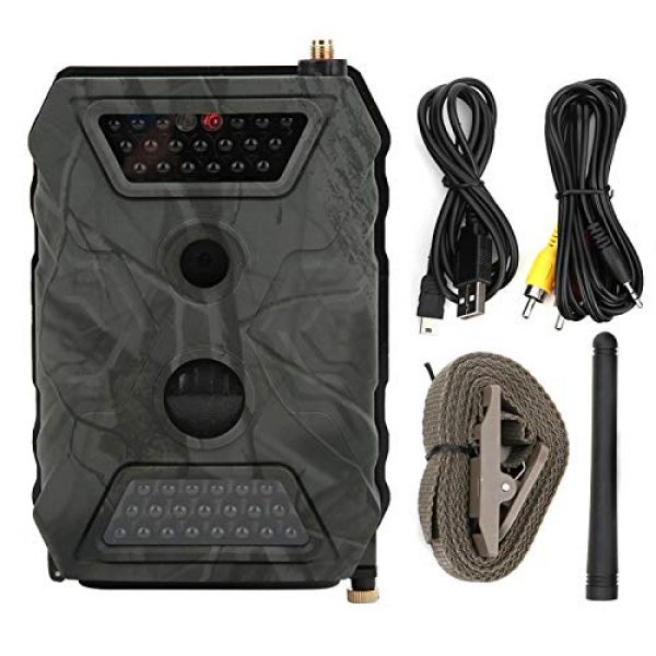 DAUERHAFT Tactical Security Camera 2 DAUERHAFT 12MP Waterproof Hunting Camera,for Yard Security