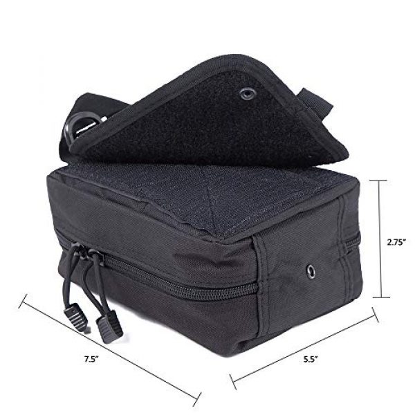 KWNRAOR Tactical Pouch 2 Kwnraor First Aid Pouch, Rip Away EMT Pouch Tactical Medical Molle Pouch for Hiking Camping Trekking Hunting