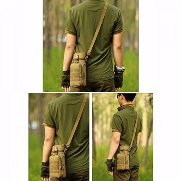 CUTICATE Tactical Pouch 2 CUTICATE Molle Water Bottle Pouch Belt Bottle Carrier Holder Bag Camping Hiking