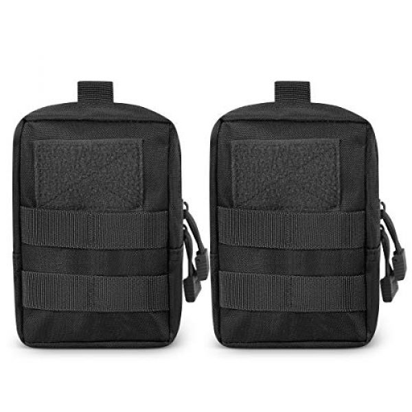 Gogoku Tactical Pouch 1 Gogoku Molle Pouch 2 Packs Tactical Molle Pouches Compact Utility EDC Waist Bag Pack