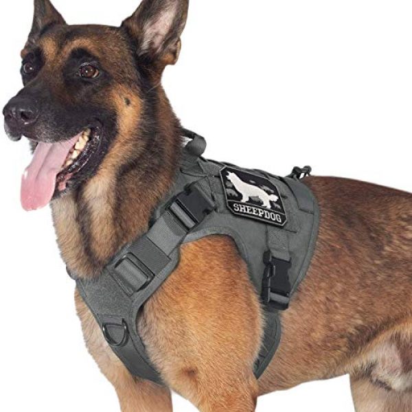 Morton Home Airsoft Morale Patch 2 Morton Home "Sheepdog" Hook and Loop Patch Tactical Morale Military Combat Armband Clothing Badge for Jackets Jeans Hat Cap (SWAT)