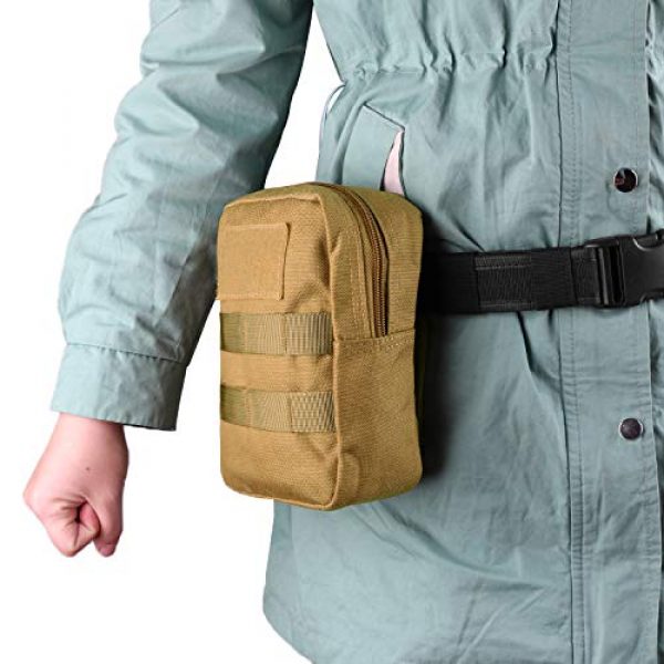 AMYIPO Tactical Pouch 6 AMYIPO Tactical Admin Molle Pouch Multi-Purpose Tool Holder Modular Utility Bag Tools EDC Admin Attachment Pouches