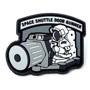 MilSpec Monkey Airsoft Morale Patch 1 Space Shuttle Door Gunner PVC Morale Patch (SWAT (Urban))