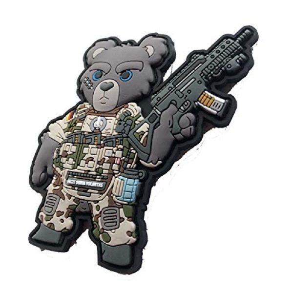 TacOpsGear Airsoft Morale Patch 2 Desert Commando German Bundeswehr Tactical Teddy Patch