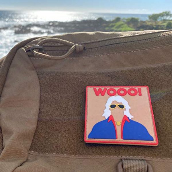 Violent Little Machine Shop Airsoft Morale Patch 4 Violent Little Machine Shop - Nature Boy Ric Flair"WOOO!" PVC Morale Patch WWE