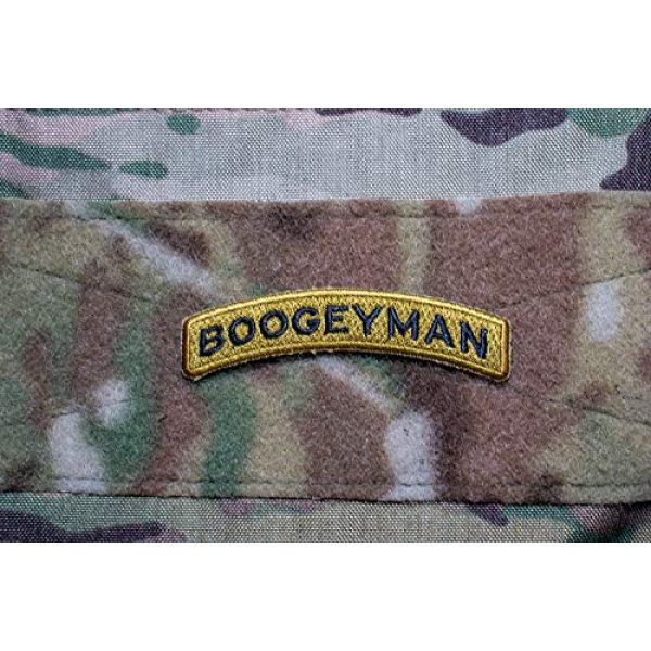 Bitway Tactical Airsoft Morale Patch 4 Bitway Tactical Boogeyman Rocker Tab Embroidered Hook-Backed Morale Patch