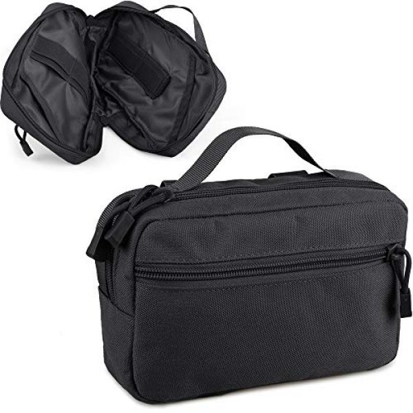 LIVANS Tactical Pouch 1 LIVANS Tactical EDC Molle Pouch, Medical EMT Pouch Quick Rip-Away First Aid Pouches, Blowout Utility Bag Perfect for Emergency, Medical, Survival, Trauma, Travel