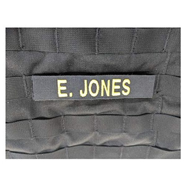 MOLLE PANEL ACCESSORIES Tactical Pouch 3 Del Molle Panel Name Tapes - 1 inch x 5.25 inches - Ranger Green