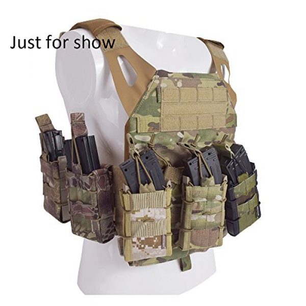 EMERSONGEAR Tactical Pouch 7 EMERSONGEAR M4 M16 AR15 Magazine Pouch Open Top Single Airsoft MOLLE Mag Pouch