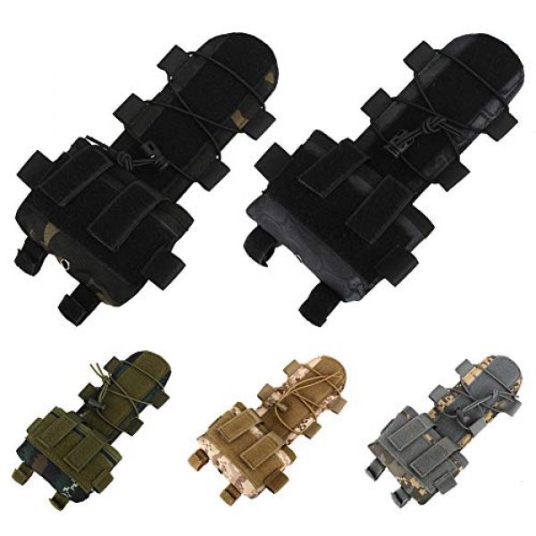 BREEZEY Tactical Pouch 3 BREEZEY Pouch MK2 Battery Case for Helmet Camo Hunting Airsoft Helmet Balance Weight Bags Helmet Battery Bags