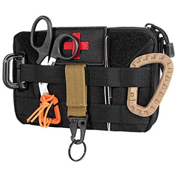 IronSeals Tactical Pouch 6 IronSeals Tactical Molle Tool Utility Accessory Admin Pouch Bag for Outdoor Sports Survival