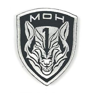 Embroidered Patch Airsoft Morale Patch 1 Medal of Honor MOH AFO Wolf 3D Tactical Patch Military Embroidered Morale Tags Badge Embroidered Patch DIY Applique Shoulder Patch Embroidery Gift Patch