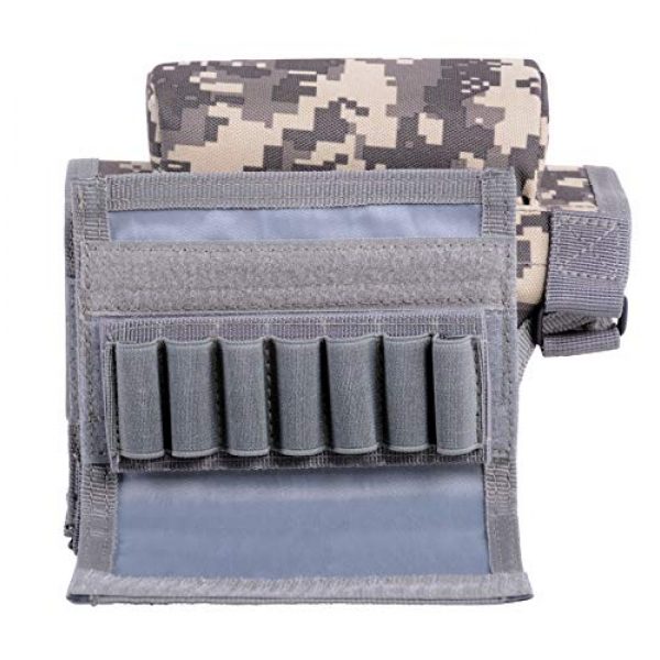 Lizipai Tactical Pouch 3 Lizipai Tactical Drop Leg Holster, Adjustable Leg Holster Bag; Tactical Buttstock Pouch, Butt Stock Holder Ammo Pouch