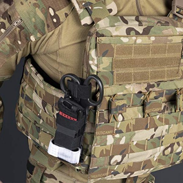 IDOGEAR Tactical Pouch 6 IDOGEAR Tactical Medical Tourniquet & Shear Pouch MOLLE EMT Scissor Tool Pouch EDC Tactical Gear Holder