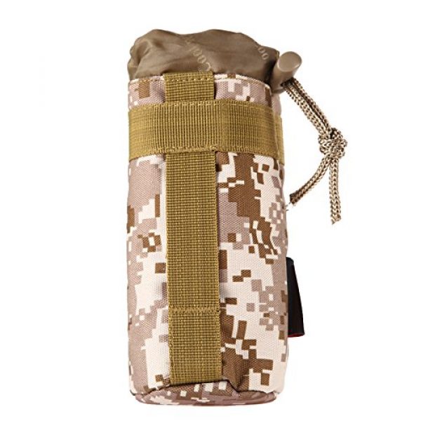 Ponis-Limos Tactical Pouch 2 Ponis-Limos - Outdoor Tactical Gear Military Molle System Water Bottle Bag Kettle Pouch Holder Black/Khaki/CP/DCU