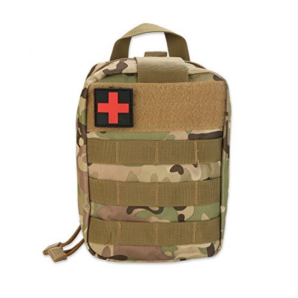 Dioche Tactical Pouch 5 Dioche Outdoor Survival Military First Aid Bag Climbing Emergency Medical Pouch Pack(Camouflage)
