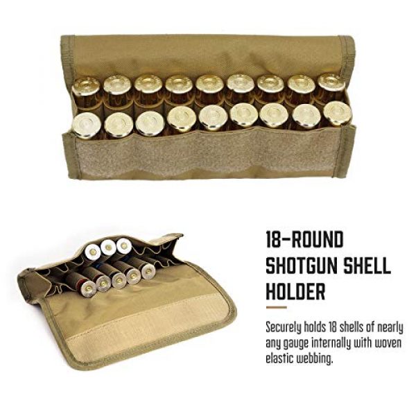 Livans Tactical Pouch 2 Livans Tactical Ammo Pouch, Cartridge Holder Molle Magazine Pouches Bullet Bag Shotgun Shell Holder Include U.S.A Flag Patch