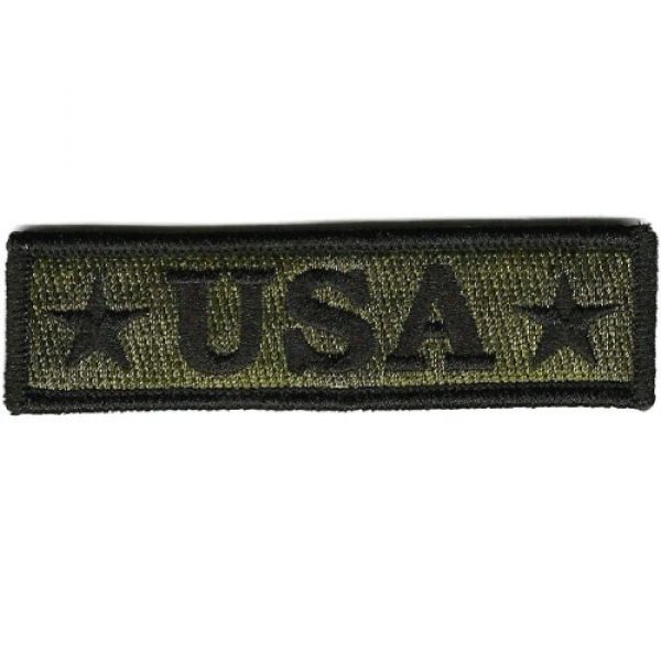 Gadsden and Culpeper Airsoft Morale Patch 1 U.S.A. Tactical Morale Patch - Olive Drab