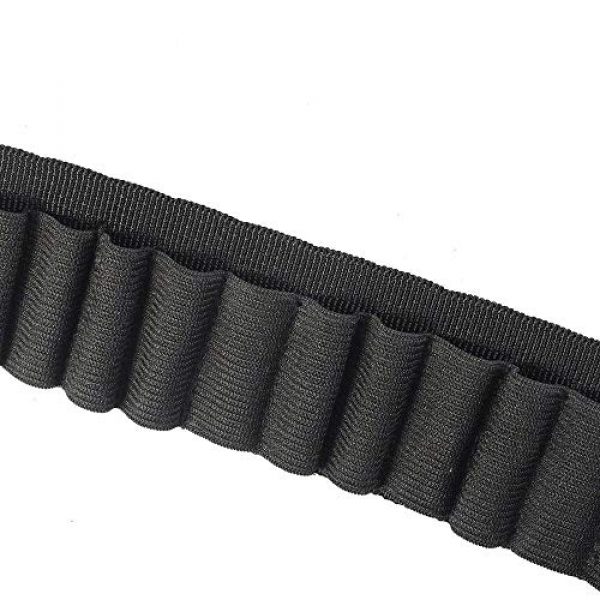 HHFC Tactical Pouch 5 Tactical 12 GA Shotgun Shell Bandolier Airsoft 27 Rounds Shotshell Ammo Holder Belt 140cm