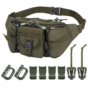 Aoutacc Tactical Pouch 1 Tactical Fanny Pack Military Waist Bag Pack Sling Bag Range Bag Utility EDC Hip Bag with Adjustable Strap for Outdoor Sports Jogging Walking Hiking Cycling