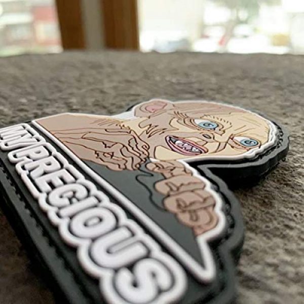 PatchOps Airsoft Morale Patch 3 PatchOps Lord of The Rings Smeagol My Precious PVC Tactical Morale Uniform Patch
