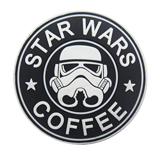Tactical PVC Patch Airsoft Morale Patch 4 Star Wars Clone Trooper Helmet PVC Military Tactical Morale Patch Badges Emblem Applique Hook Patches for Clothes Backpack Accessories